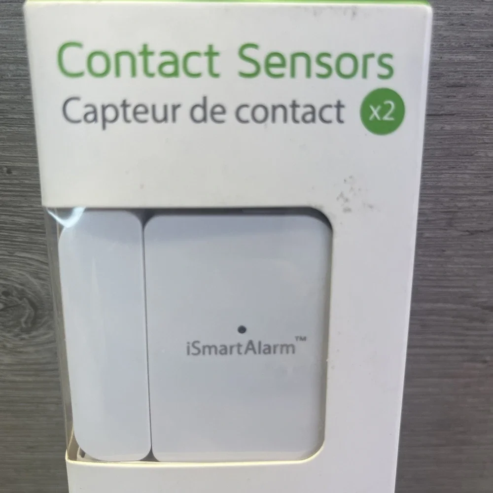 iSmartAlarm DWS3 Contact Sensors Pack Of 2 Wireless Door or Window Sensor